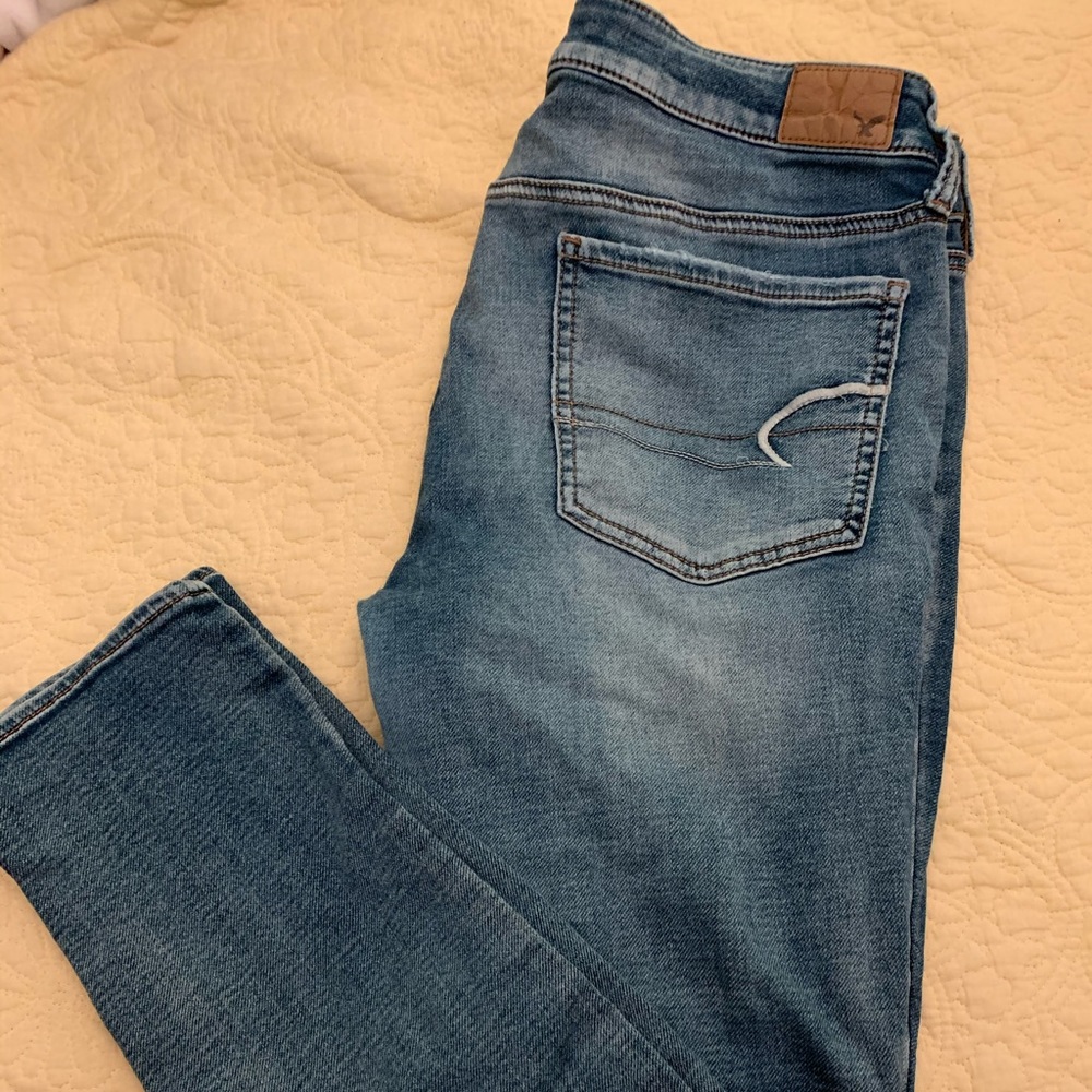 american eagle super stretch skinny jeans